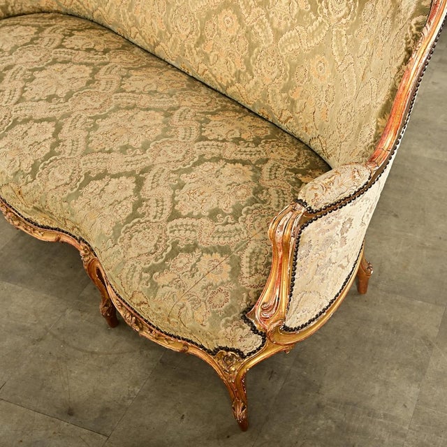 French 18th Century Louis XV Style Parlor Set, 7 Pieces For Sale - Image 16 of 16