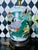 1950s Hand-Painted Japanese Porcelain Tabletop Lamps Pair Court Ladies, Large 32"h For Sale - Image 18 of 18