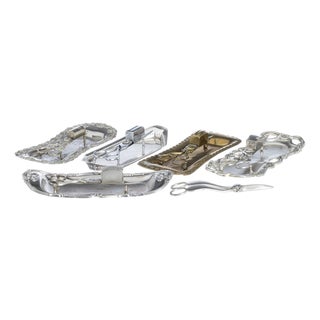 Shears for Skewers and Five Trays, 1800s, Set of 11 For Sale