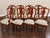 Brown Vintage Thomasville Queen Anne Dining Chairs With Scroll Arms — Set of 8 For Sale - Image 8 of 12