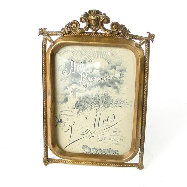 French Bronze Empire Frame, 1890s For Sale - Image 10 of 11