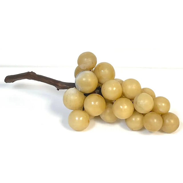 Italian Mid Century Marble Sculpture of Grapes For Sale - Image 4 of 7