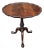 Chippendale Style Mahogany Bird Cage Spinning Tilt Top Tea Table For Sale