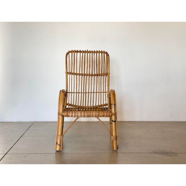Set of Vintage Bamboo Armchairs, 1970 For Sale - Image 10 of 12