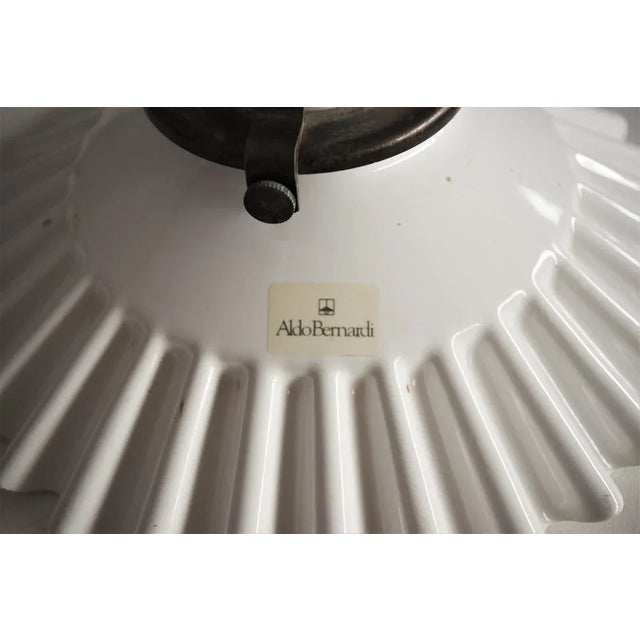 White Wall Lamps from Aldo Bernardi, 1970s, Set of 2 For Sale - Image 8 of 9