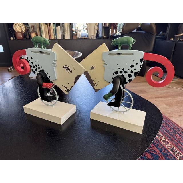 Sculptures by Frank Slabbinck, Set of 2 For Sale - Image 3 of 16