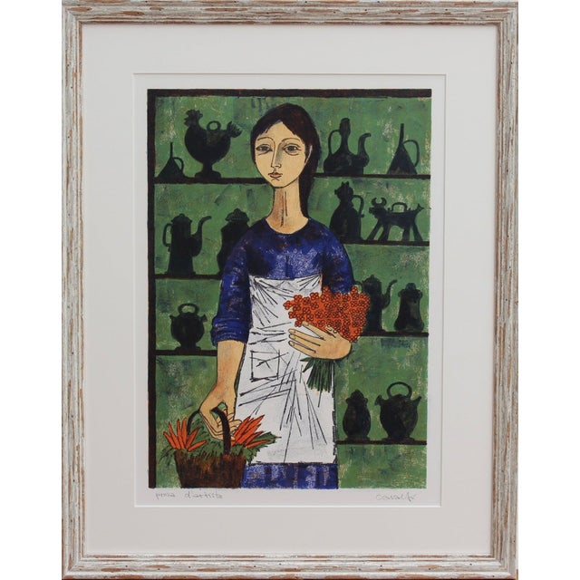 Vicenç Caraltó, Melancholic Muses V, 1960s, Lithograph For Sale - Image 13 of 13