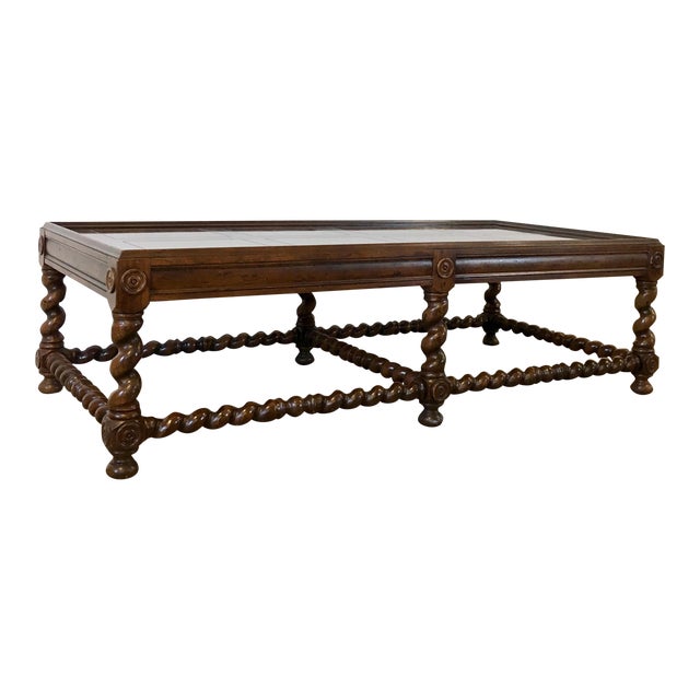 Vintage Henredon Barley Twist Coffee Table Chairish