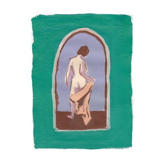 Bather Painting Figurative Print by Michelle Farro For Sale