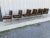 Postmodern Mid-20th Century Milo Baughman Style Flat Bar Chrome Sled-Base Dining Chairs - Set of 6 For Sale - Image 3 of 10