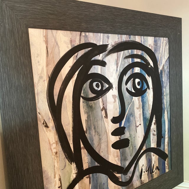 Peter Keil 1970s Abstract Painting by Peter Keil, Framed For Sale - Image 4 of 8