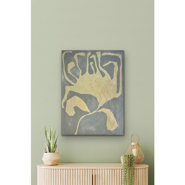 Contemporary floral painting on canvas. Unframed and unfinished edges. Ready to hang Includes certificate of authenticity...