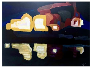 Antonio Chaves, Euskalduna Palace, 2014, Acrylic on Canvas