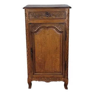 19th Century Norman Jam Cupboard in Oak For Sale