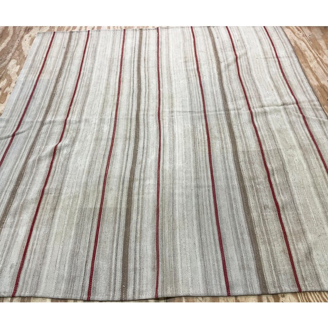 Vintage Mazandaran Kilim For Sale - Image 9 of 9