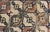 Checkered and Leaf Design American Hooked Rug in Earth Tones 3'1" X 6'0" For Sale In Atlanta - Image 6 of 8