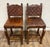 This is a stunning pair of Western rustic or Spanish Colonial leather and nailhead barstools believed to be by Artes...