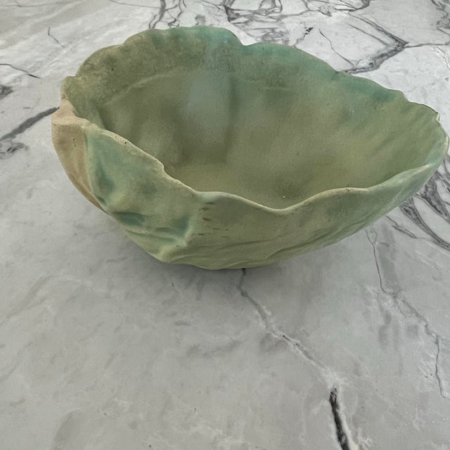 Vintage Patricia Garrett green cabbage bowl signed and marked “87”. Great condition. Perfect for cabbage lovers or...