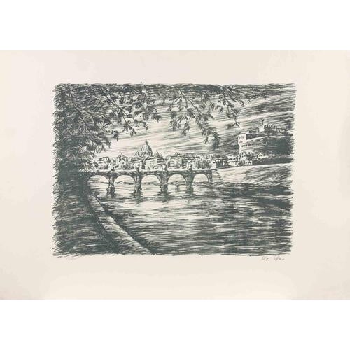 Lithograph on paper. Hand signed and numbered in pencil. Edition of 90. Very good condition. This piece is attributed to...