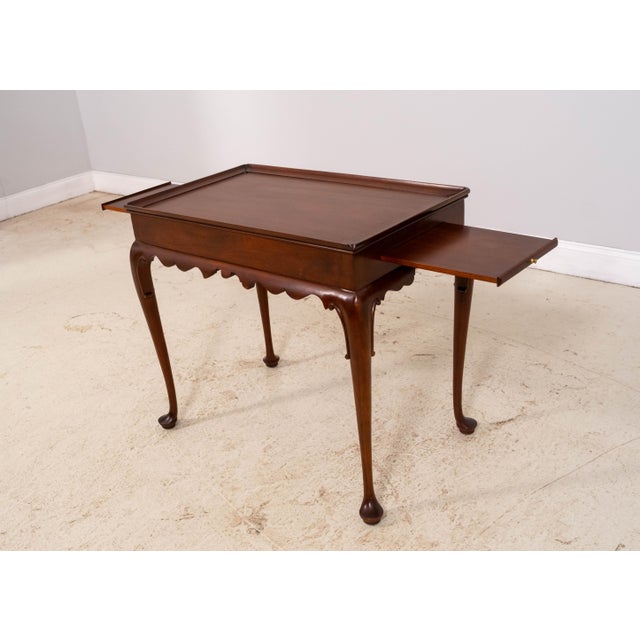 Stickley Stickley Colonial Williamsburg Mahogany Tea Table For Sale - Image 4 of 14