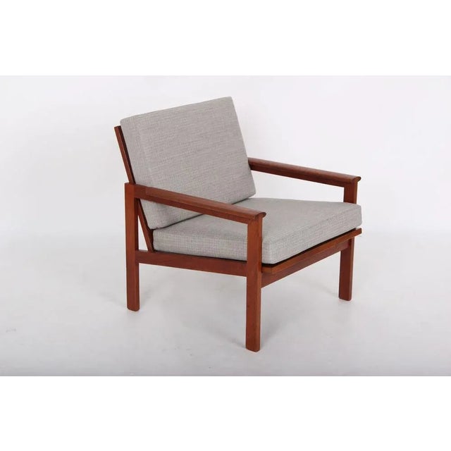 Gray Set of Armchairs by Illum Wikkelsø for Niels Eilersen, 1950s For Sale - Image 8 of 13