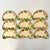 American Mid-Century Americana Boho Chic Franciscan Desert Rose Crescent Plates - Set of 9. For Sale - Image 3 of 12