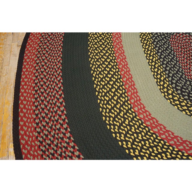 1980s American Braided Rug For Sale - Image 4 of 9
