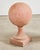 Ceramic Pair of Tuscan Terracotta Garden Sphere Finials on Pedestals For Sale - Image 7 of 18