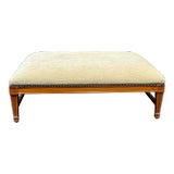 David Sutherland “Hameau” Teak Bench by John Hutton – Indoor/Outdoor Bench For Sale