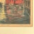 Mid-Century Modern Bela Sziklay - Vintage Expressionist Hand Colored Etching Venice Canal, Signed For Sale - Image 3 of 5