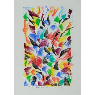 Françoise Galle, Breath, Pastel Drawing For Sale