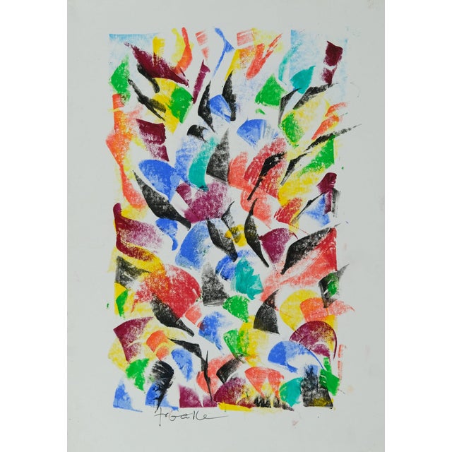 Françoise Galle, Breath, Pastel Drawing For Sale