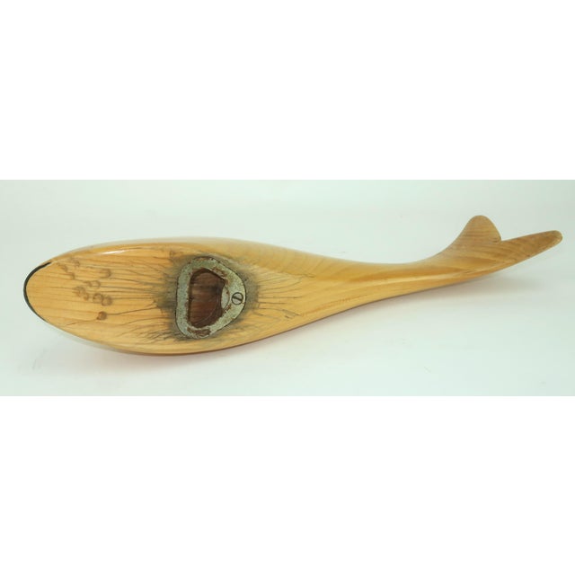 Wood Fish Bottle Opener, c.1970 For Sale - Image 12 of 15