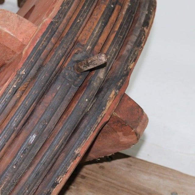 Monumental Antique Blacksmith Furnace Bellows by Cincinnati Bellow Works 19thC For Sale - Image 6 of 13