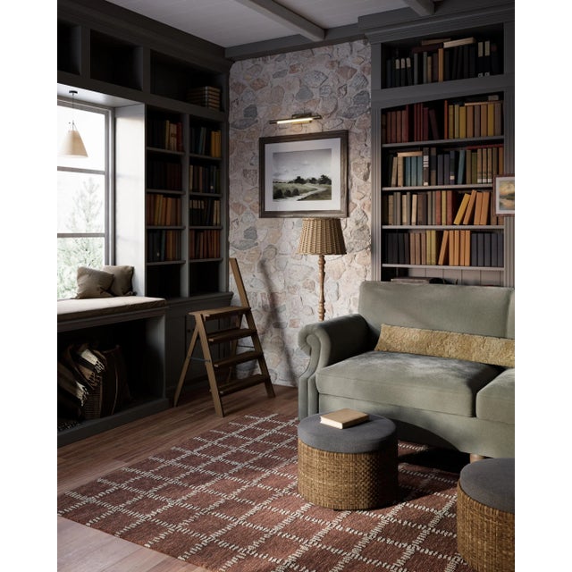 Momeni Archer Rust Hand Tufted Area Rug 8' X 10' For Sale - Image 9 of 9