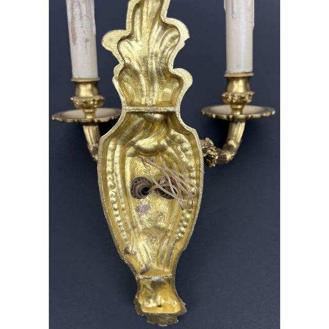Vintage French Wall Sconces, Set of 2 For Sale - Image 12 of 13
