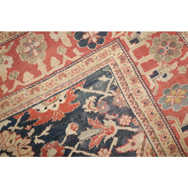 19th Century Antique Zabihi Collection Ziegler Mahal Persian Carpet For Sale In New York - Image 6 of 12