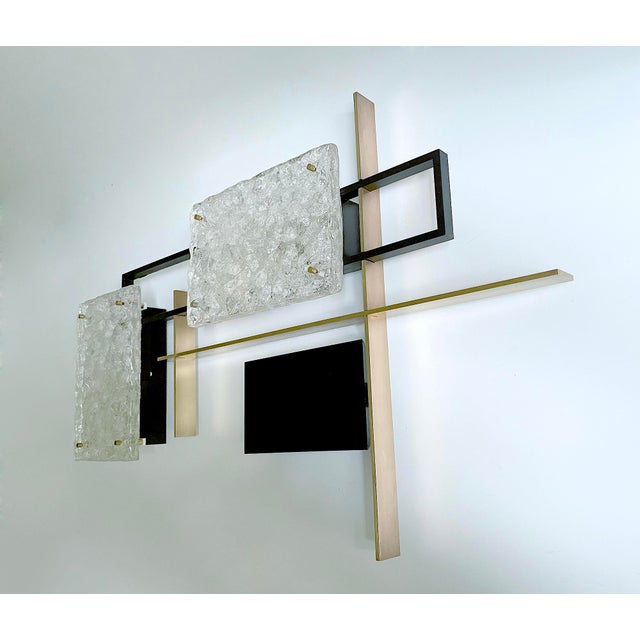 Arlus Vintage Murano Glass Sconce from Arlus, 1960s For Sale - Image 4 of 18