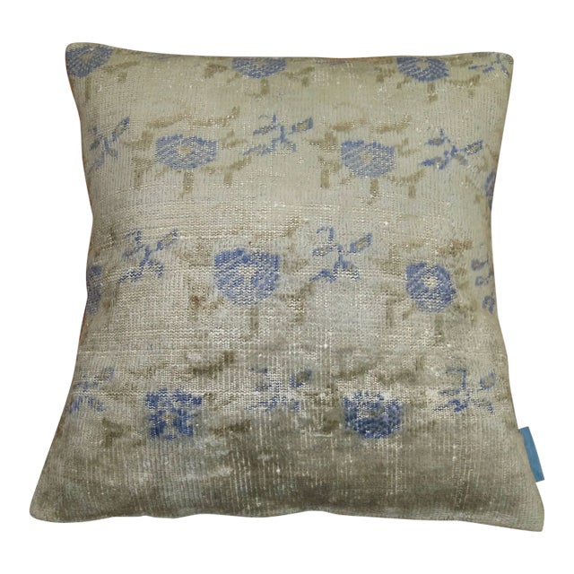 Large Floor Turkish Rug Pillow For Sale