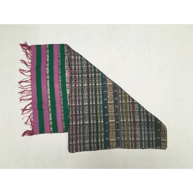 Boho Chic Jaspe Corte Guatemalan Pillow Cover For Sale - Image 3 of 8