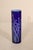 High Quality Double Cased Glass Tubular Vase with Incised Decoration