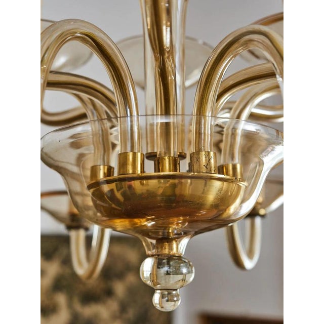 Murano Glass Chandelier, 1970s For Sale - Image 11 of 12