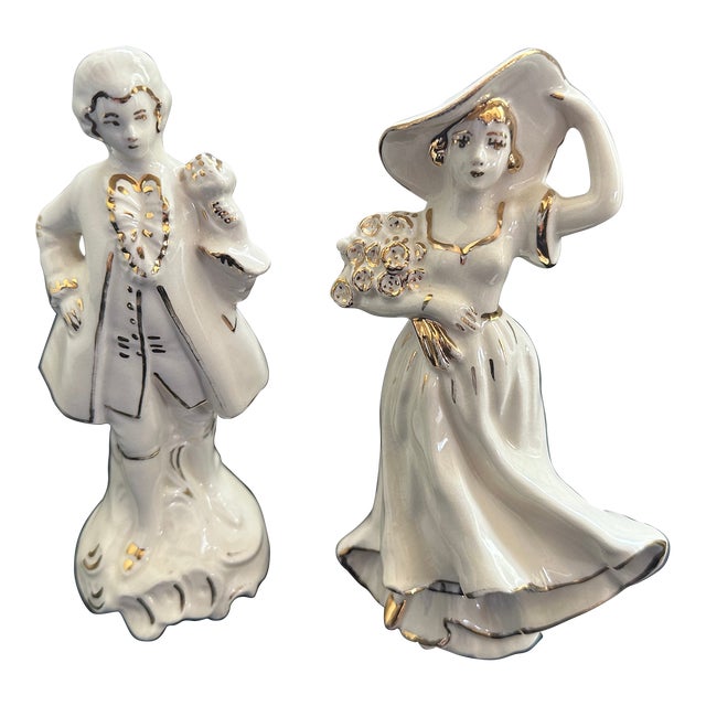 Vintage Brinnco Porcelain Figurines - Set of 2 For Sale