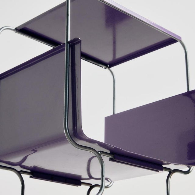 Space Age Italian Standing Shelf, 1970s For Sale - Image 10 of 14