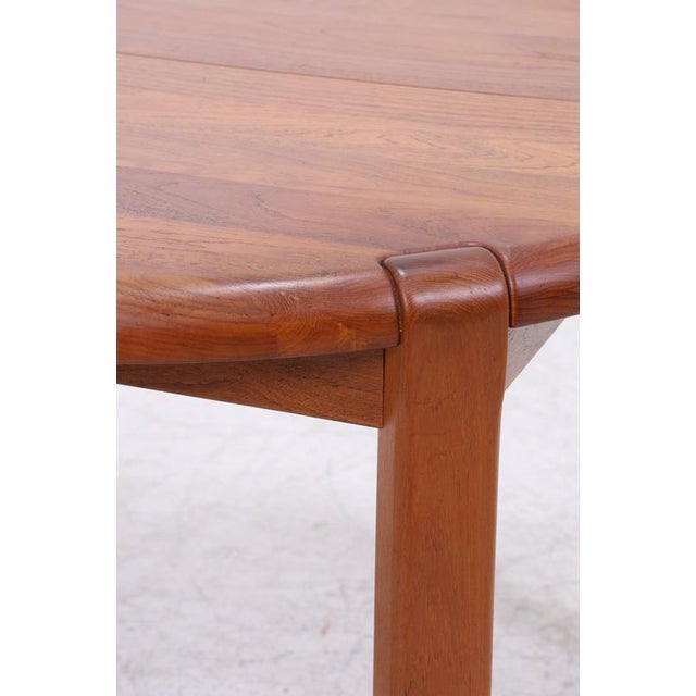 Mid-Century Danish Teak Dining Table by Niels Bach For Sale - Image 9 of 13