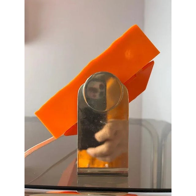 Orange Table Lamp from Uwe Mersch For Sale - Image 9 of 11