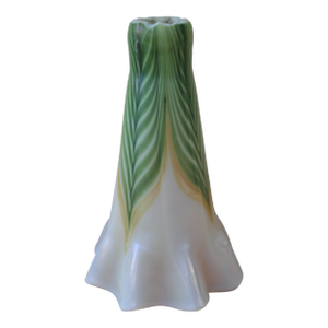 1980s Lundberg Studios Floral Glass Shade