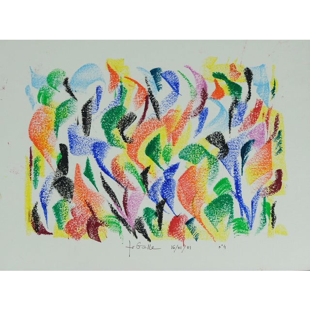 Françoise Galle, Craie du Vente, Pastel Drawing For Sale