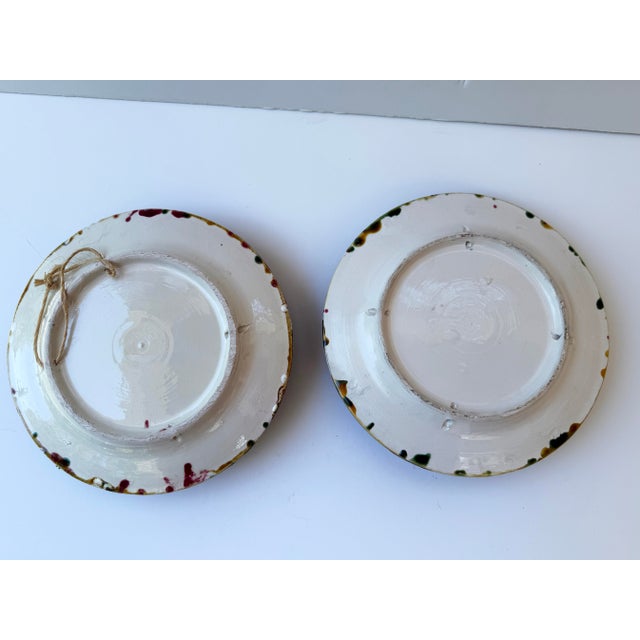 Pair of French Palissy Majolica Crab Plates For Sale - Image 12 of 12