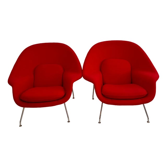Set of Womb Armchairs attributed to Eero Saarinen For Sale